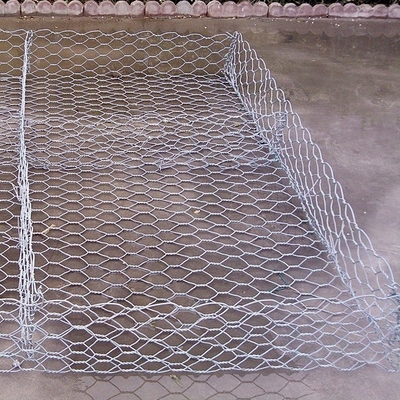 0.5mm PVC 두께 Galfan 합금 젤리화 된 와이어 메시 가비온 바구니