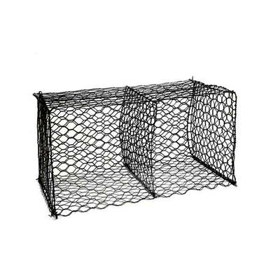 2x1x1m 헥사고널 직물 강철 가비온 바구니 Zn-10%AL 팽창 강도 350-550N/mm2