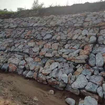 스팟 웰딩 가비온 상자 포장 3.0mm 핫디프 밸브지 와이어