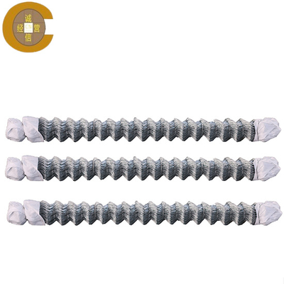 녹색 PVC 코팅 체인 링크 울타리 경직 방지 용접 스틸 철 철 철망